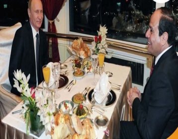 بوتين يستقبل الرئيس السيسى على حفل عشاء بالكرملين